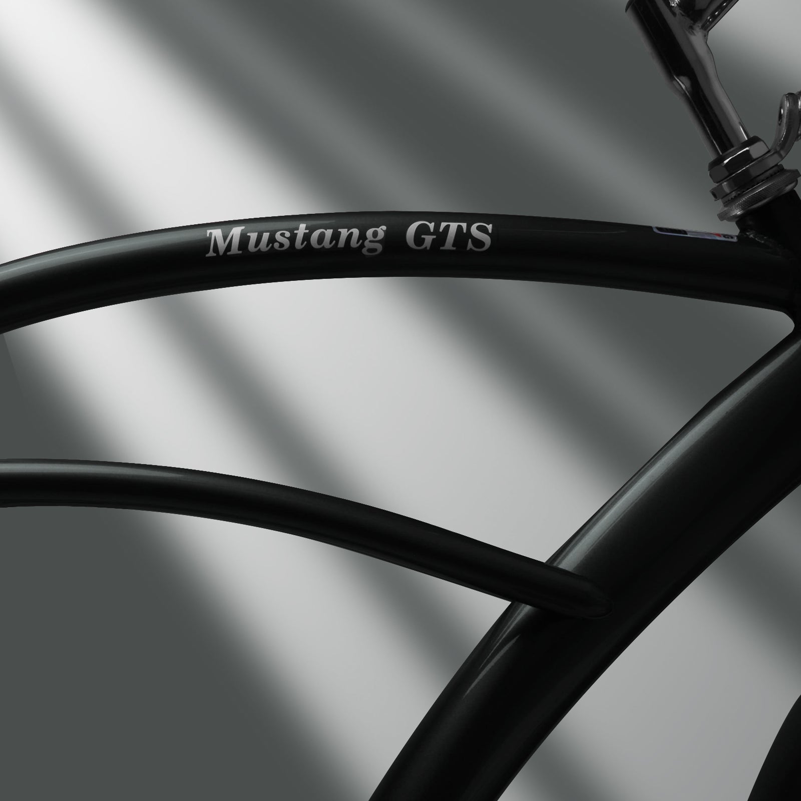 Tracer Bikes | Micargi Mustang GTS Cruiser Bike in Matte Black with Shimano Nexus 3-Speed | Chico USA, Inc.