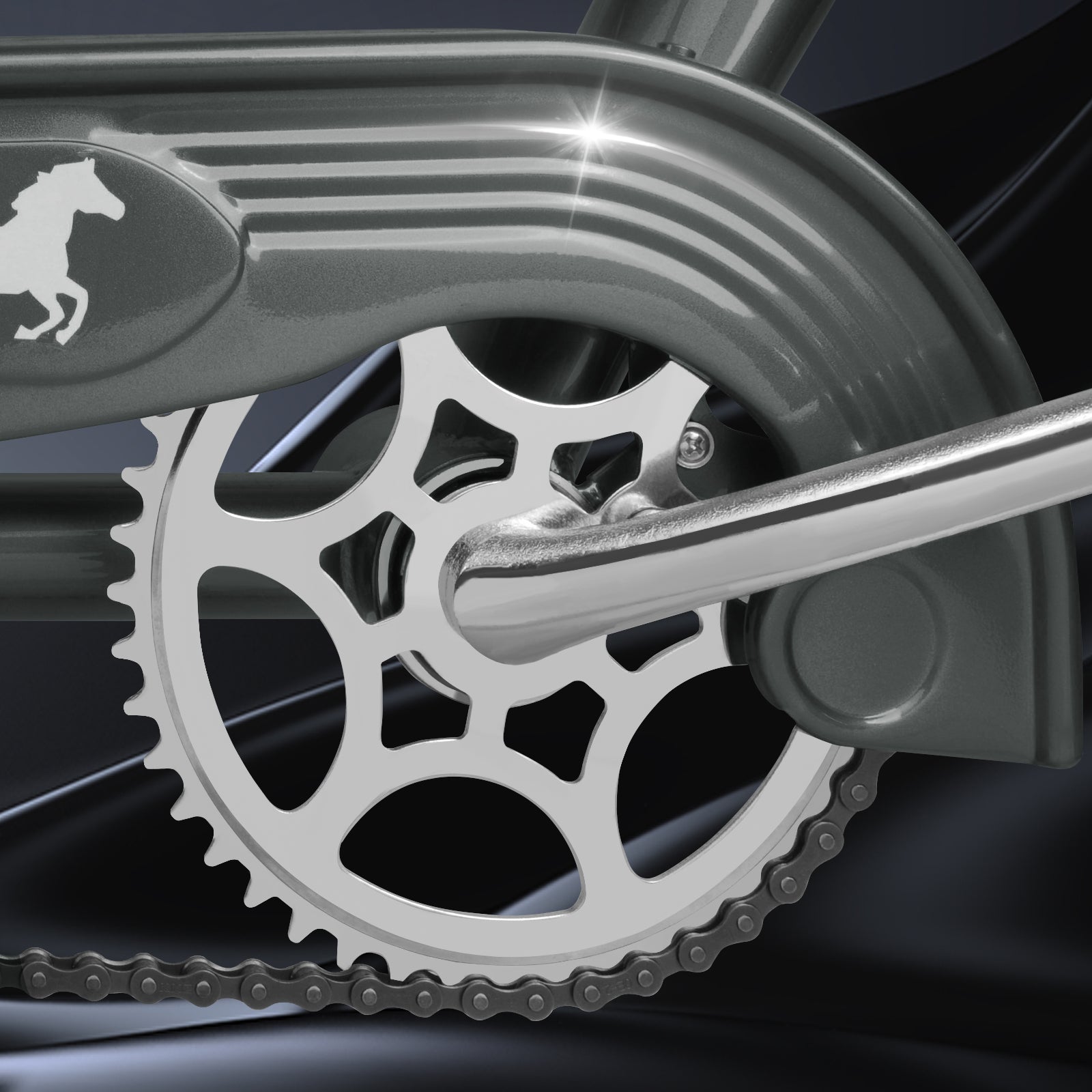 Tracer Bikes | Micargi Mustang GTS Cruiser Bike in Matte Black with Shimano Nexus 3-Speed | Chico USA, Inc.