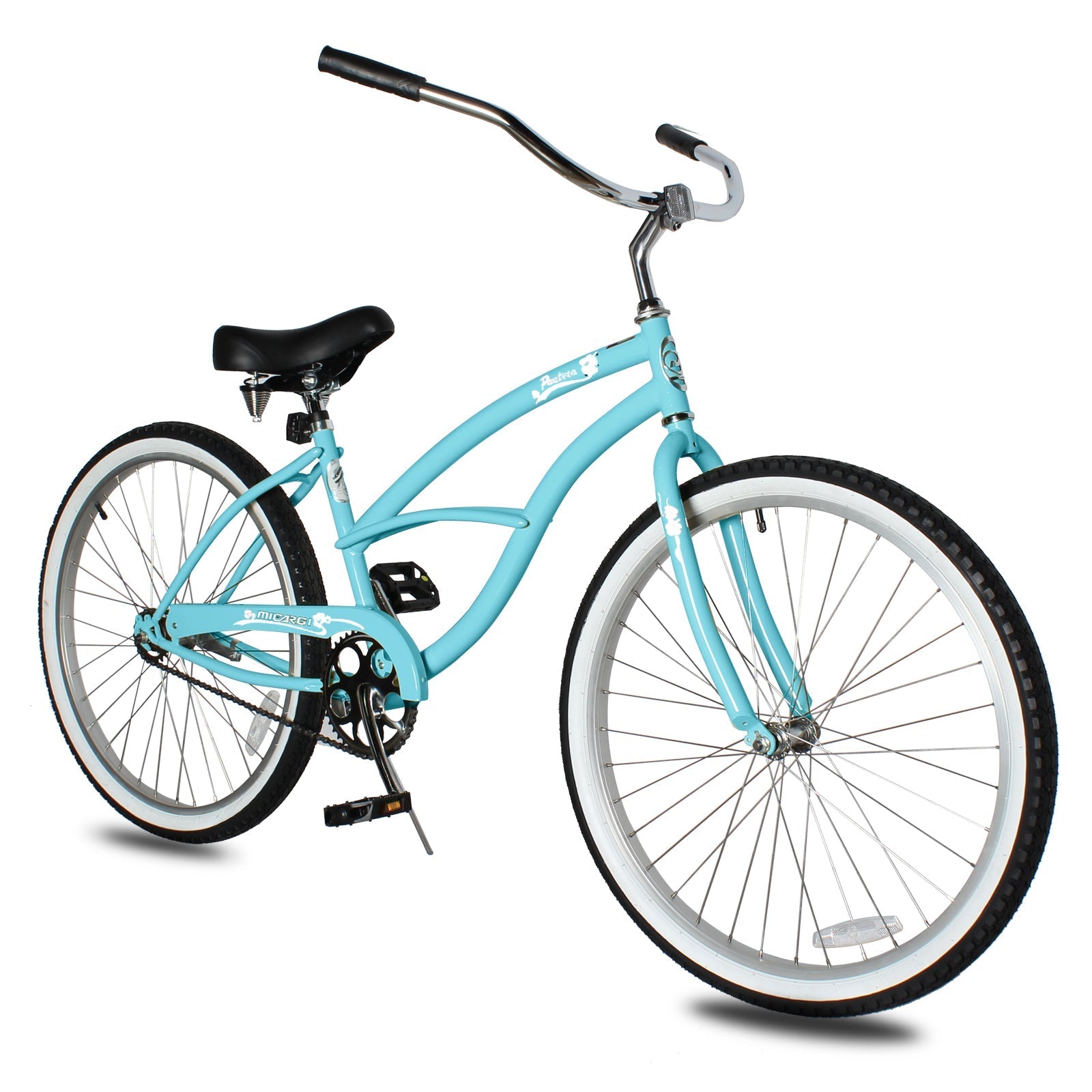 Tracer Bikes | Micargi Pantera 26 Inch Women's Beach Cruiser Bike, 1 Speed/7 Speed, Multiple Colors | Chico USA, Inc.