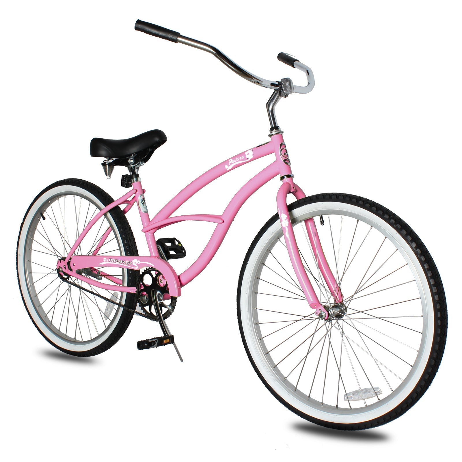 Tracer Bikes | Micargi Pantera 26 Inch Women's Beach Cruiser Bike, 1 Speed/7 Speed, Multiple Colors | Chico USA, Inc.