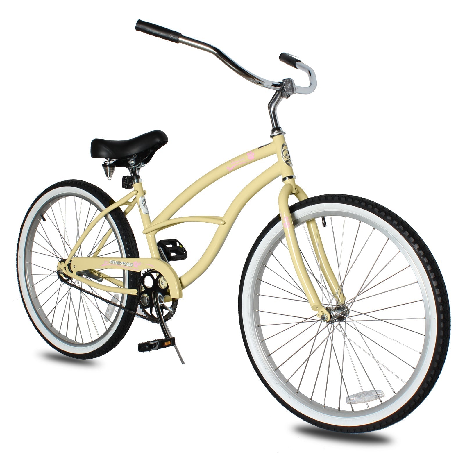 Tracer Bikes | Micargi Pantera 26 Inch Women's Beach Cruiser Bike, 1 Speed/7 Speed, Multiple Colors | Chico USA, Inc.