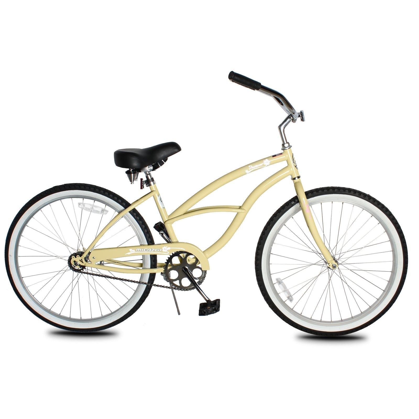 Tracer Bikes | Micargi Pantera 26 Inch Women's Beach Cruiser Bike, 1 Speed/7 Speed, Multiple Colors | Chico USA, Inc.