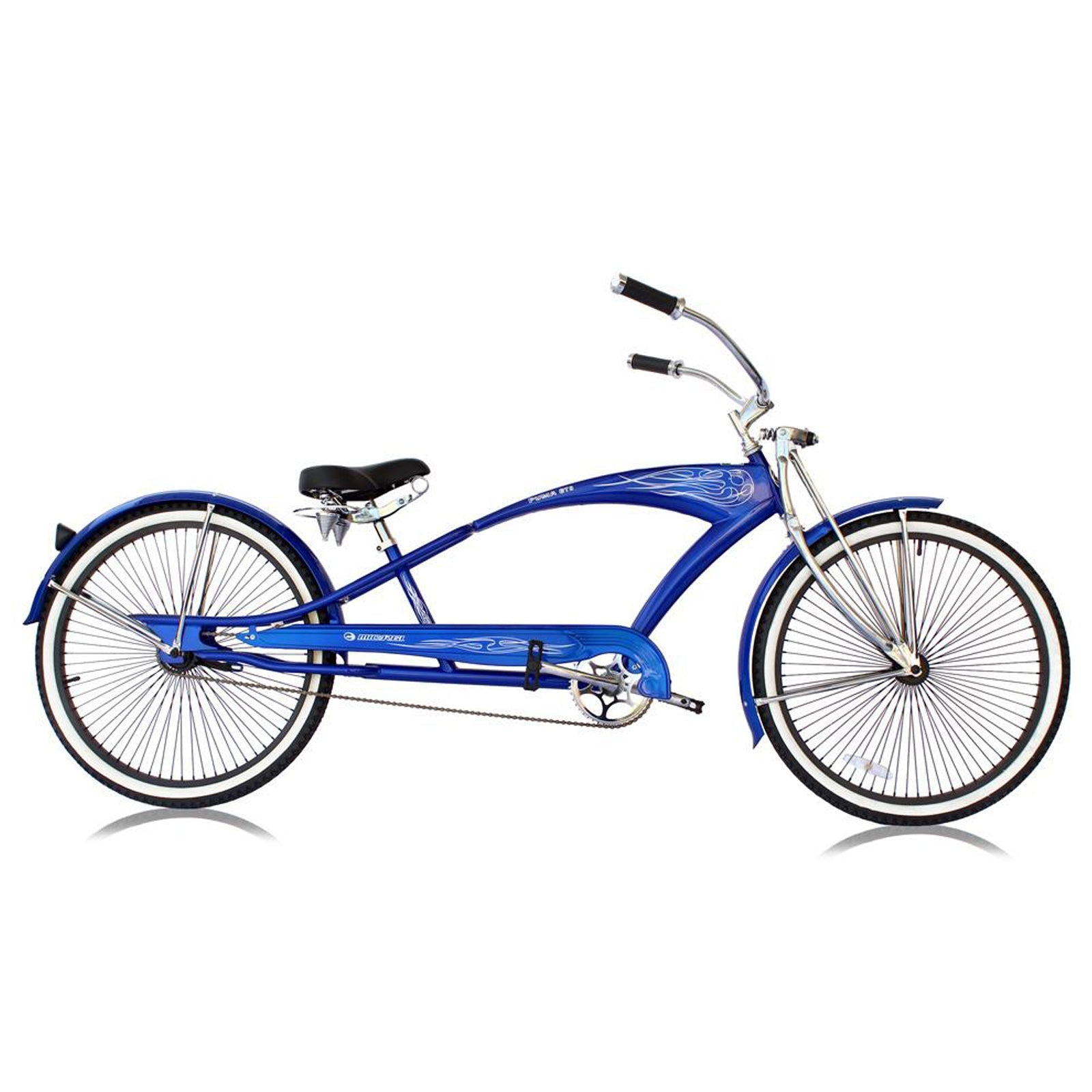 Tracer Bikes | Micargi Puma GTS 26" Stretch Cruiser Bicycle with Springer Fork and 68 Spoke Rims | Chico USA, Inc.