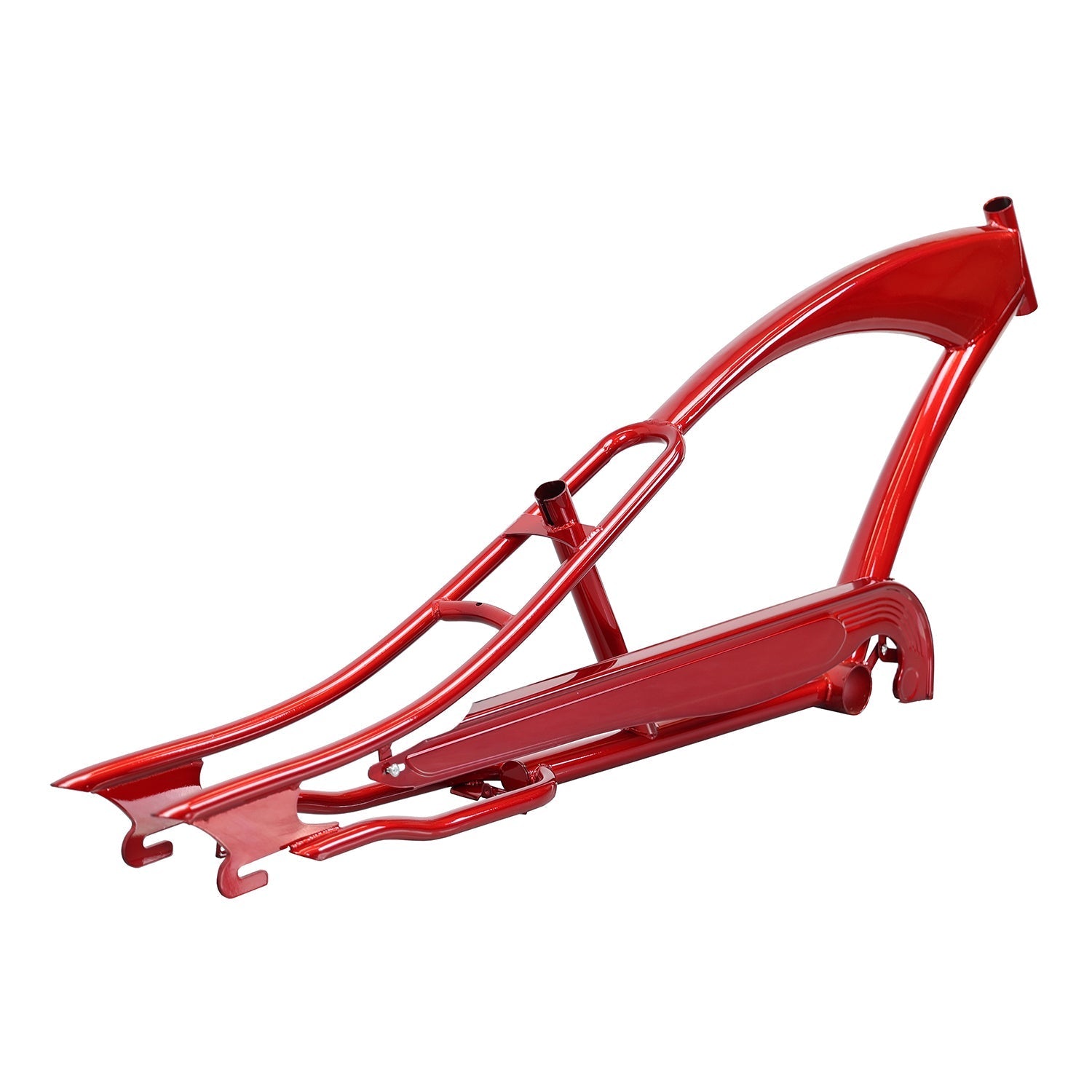 Tracer Bikes | Micargi Puma Stretch Chopper Bike with 26" Oversized Steel Frame and Chainguard | Chico USA, Inc.