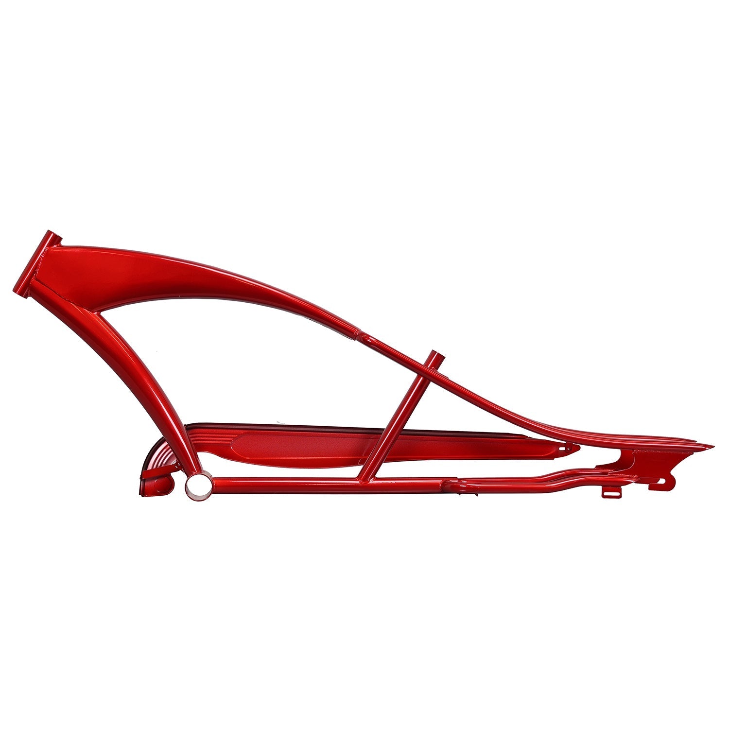 Tracer Bikes | Micargi Puma Stretch Chopper Bike with 26" Oversized Steel Frame and Chainguard | Chico USA, Inc.