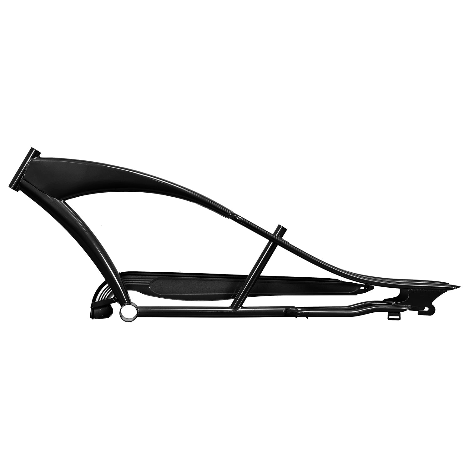 Tracer Bikes | Micargi Puma Stretch Chopper Bike with 26" Oversized Steel Frame and Chainguard | Chico USA, Inc.