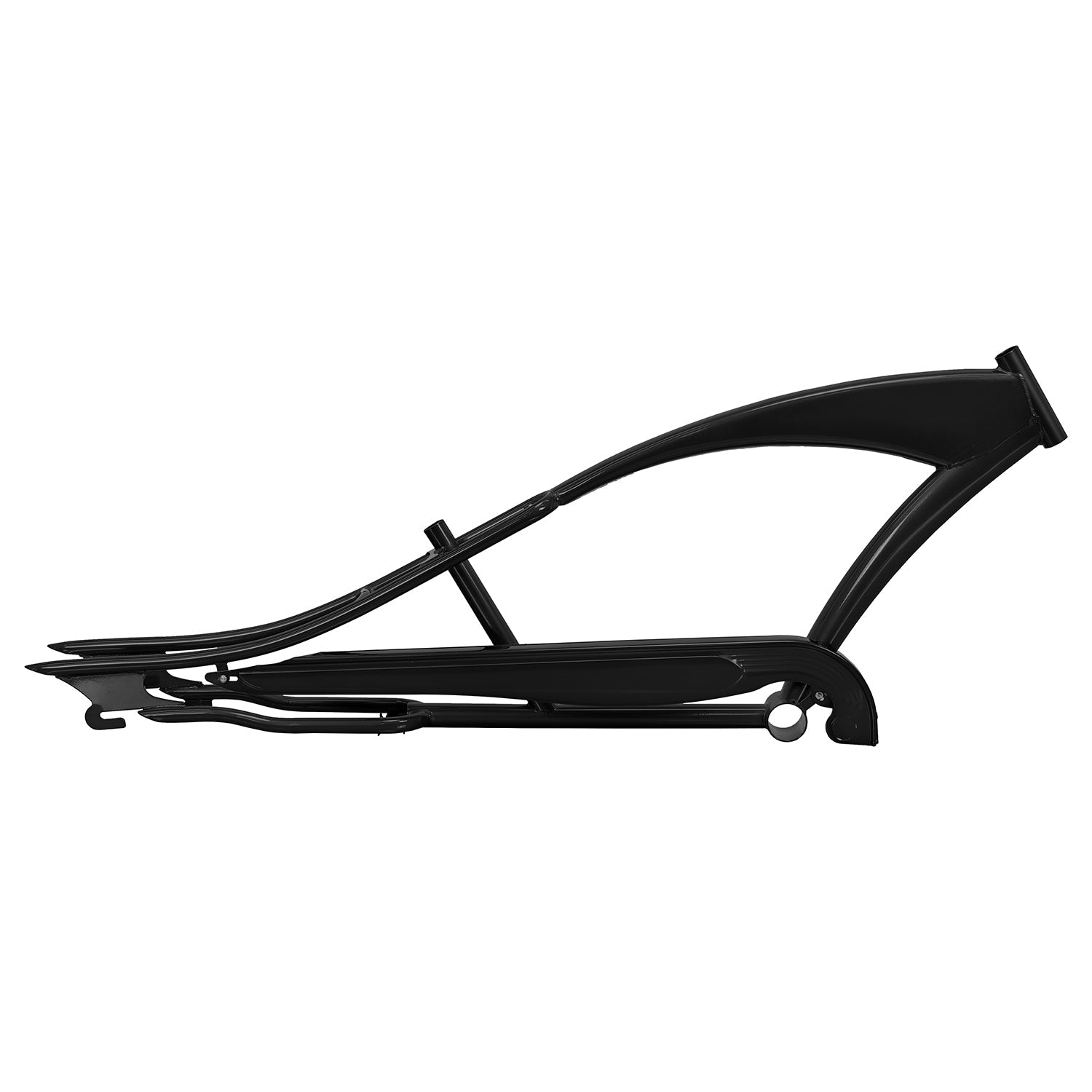 Tracer Bikes | Micargi Puma Stretch Chopper Bike with 26" Oversized Steel Frame and Chainguard | Chico USA, Inc.