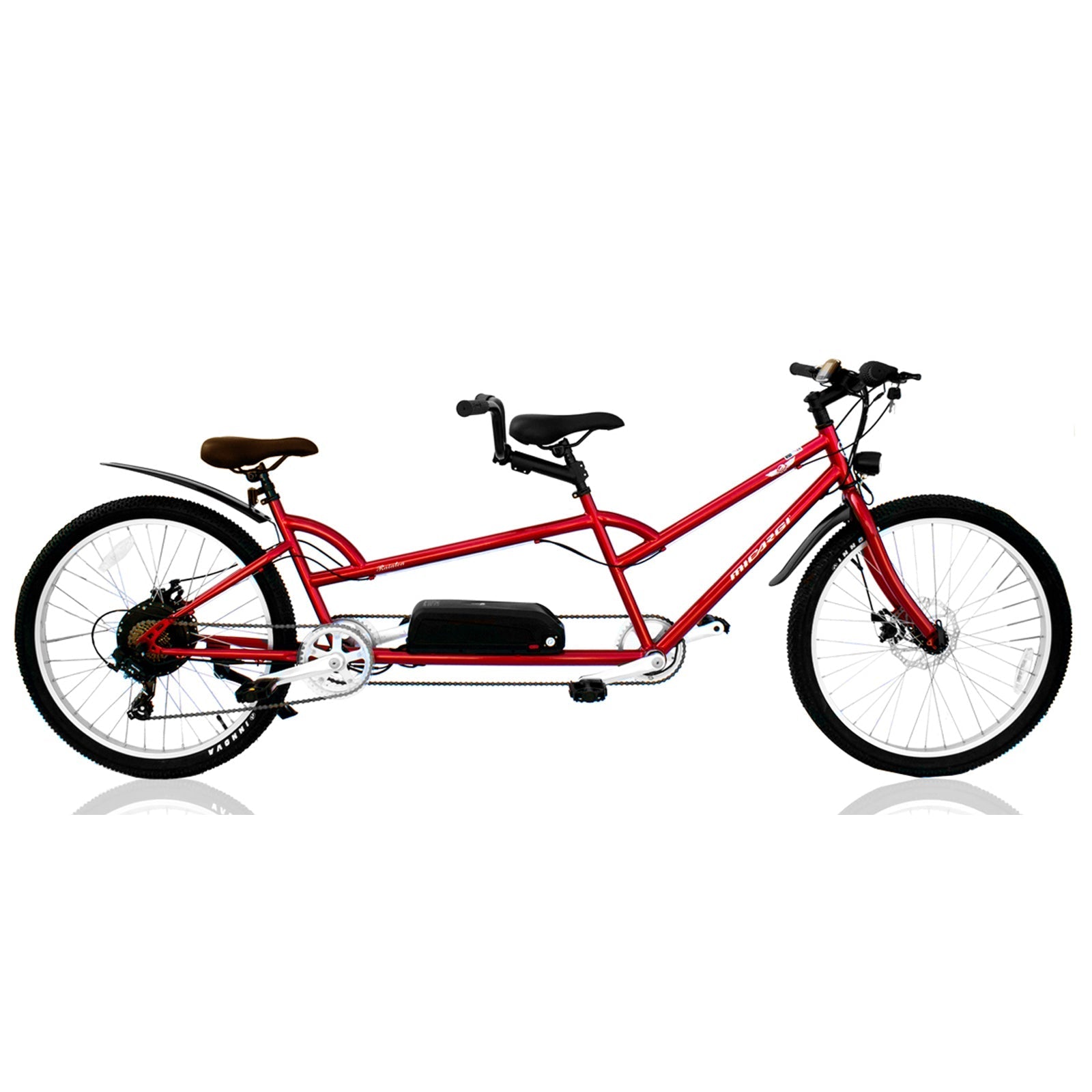 Tracer Bikes | Micargi Raiatea 500W Tandem Electric Bicycle with Shimano 7-Speed and Disc Brakes |  Chico USA, Inc.