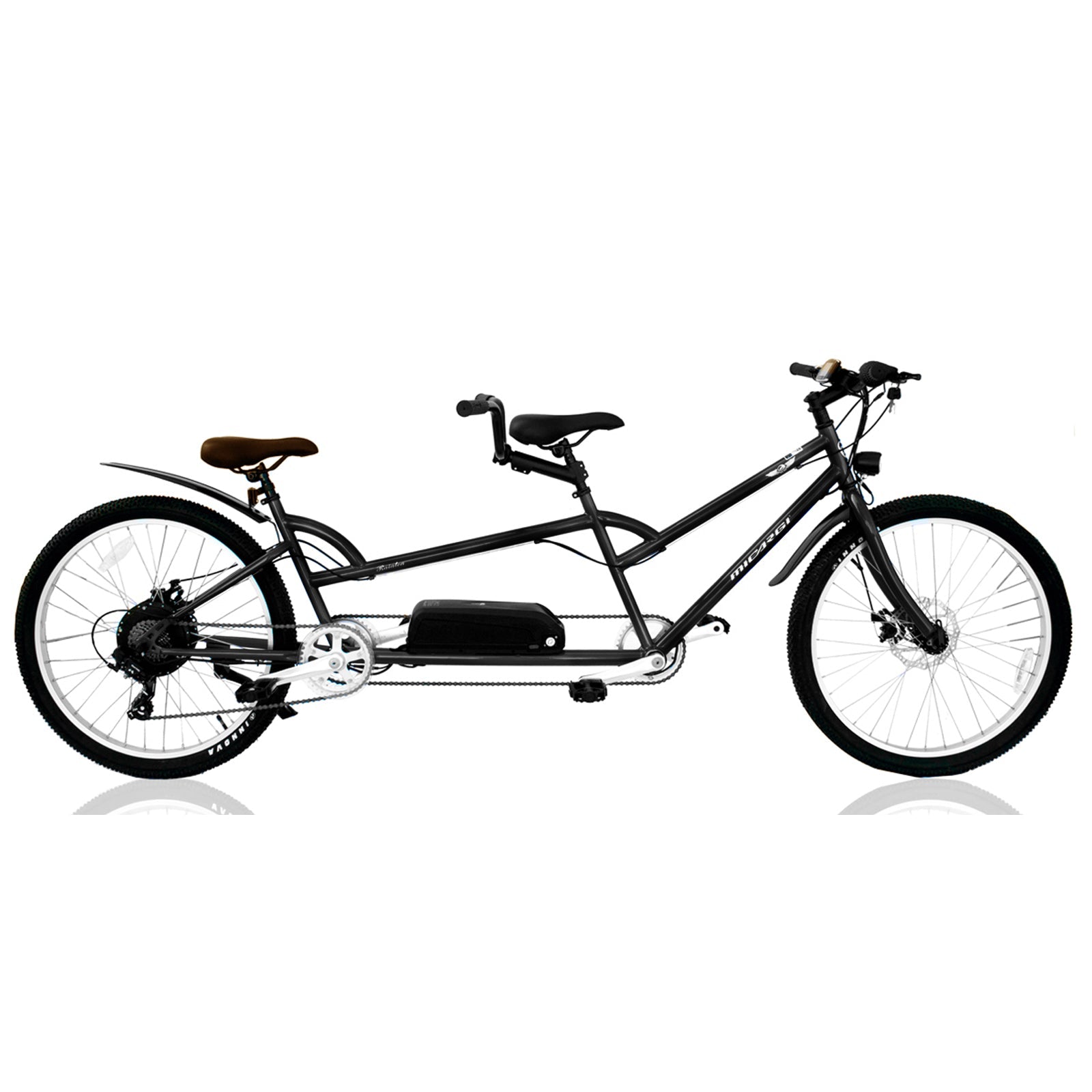 Tracer Bikes | Micargi Raiatea 500W Tandem Electric Bicycle with Shimano 7-Speed and Disc Brakes |  Chico USA, Inc.