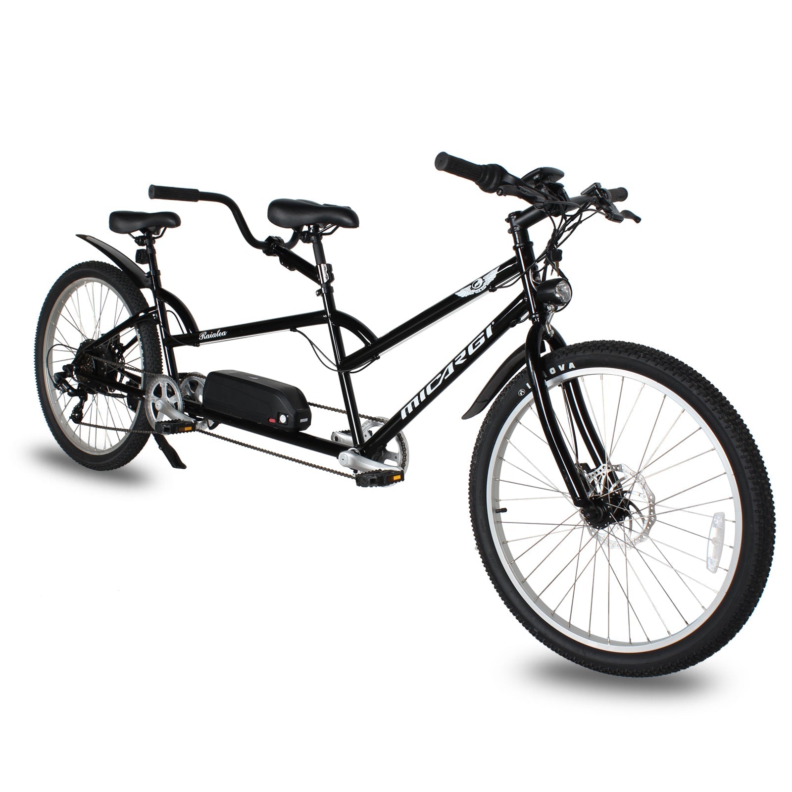Tracer Bikes | Micargi Raiatea 500W Tandem Electric Bicycle with Shimano 7-Speed and Disc Brakes |  Chico USA, Inc.