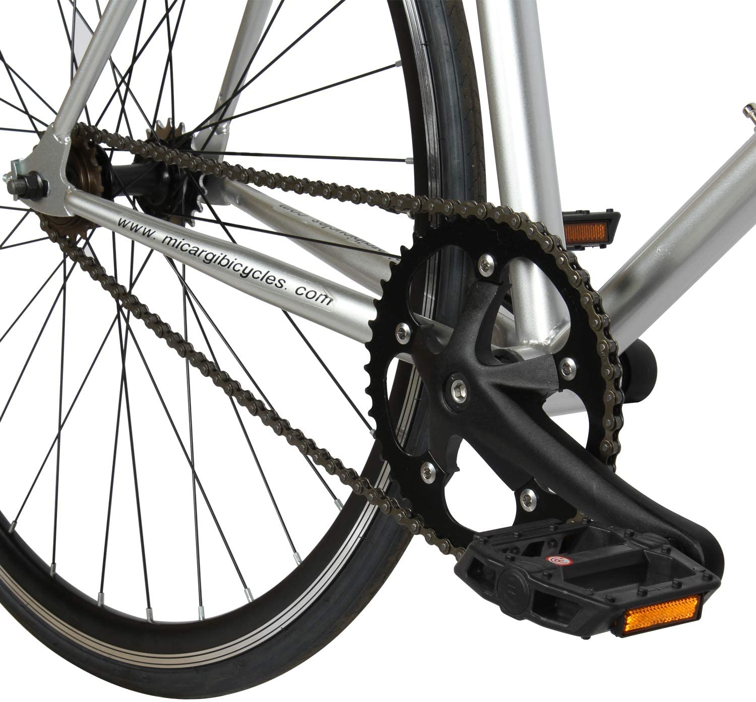 Tracer Bikes | Micargi RD-269 Fixed Gear Single-Speed Hi-Ten Steel Frame Road Bike | Chico USA, Inc.