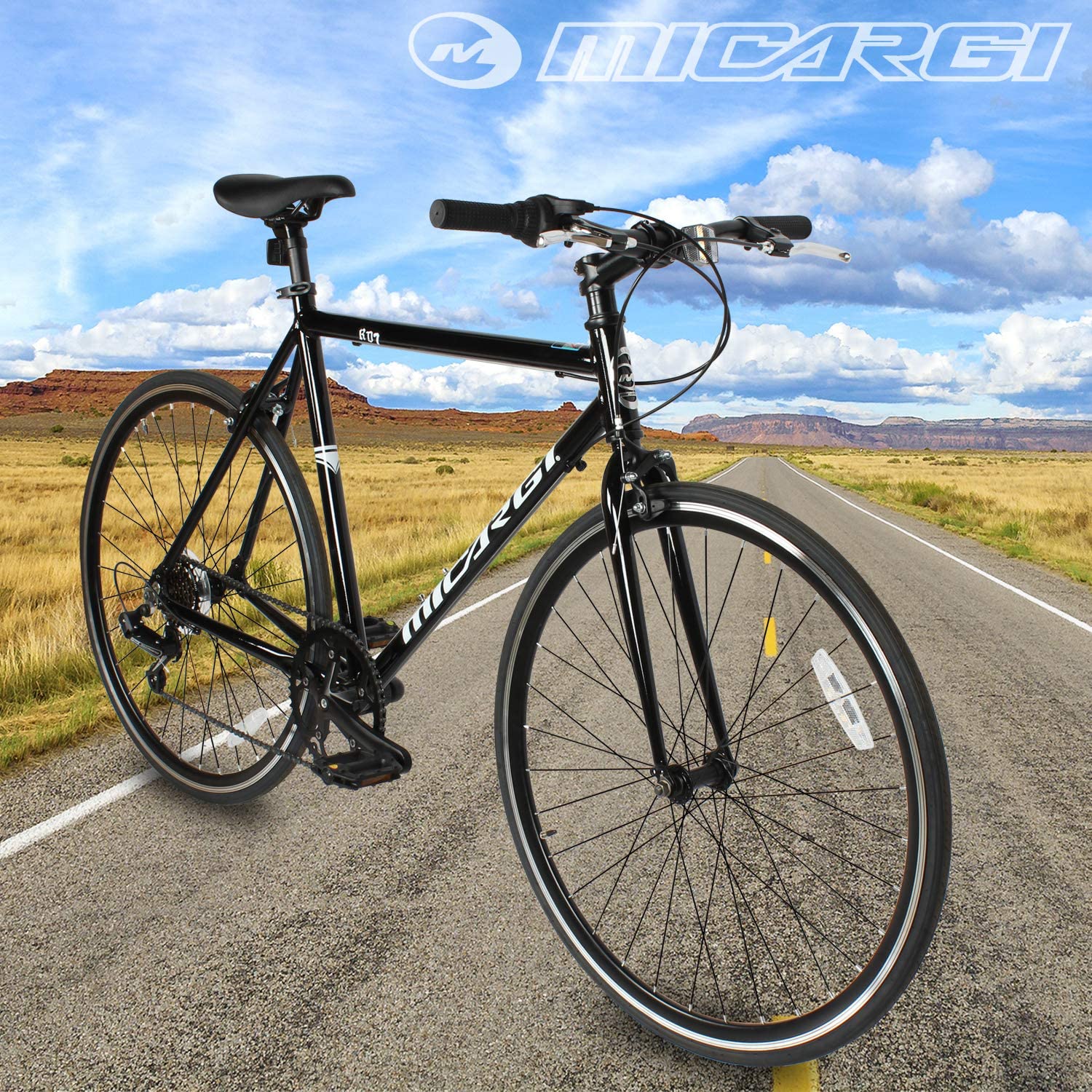Tracer Bikes | Micargi RD-7 26" Road Bike with Shimano 7-Speed and Lightweight Frame |  Chico USA, Inc.
