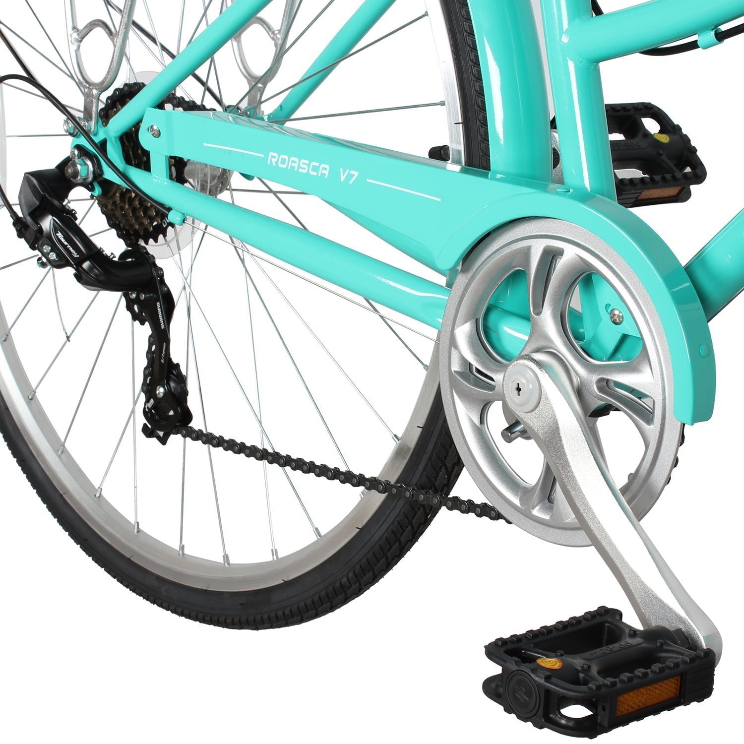 Tracer Bikes | Micargi Roasca Step Through 700C Hybrid City Bike 7-Speed | Chico USA, Inc.