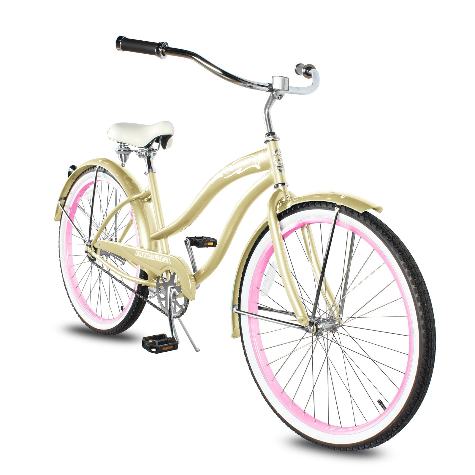 Tracer Bikes | Micargi Rover GX Women's Beach Cruiser Bike, Single-Speed Hybrid for Adults | Chico USA, Inc.
