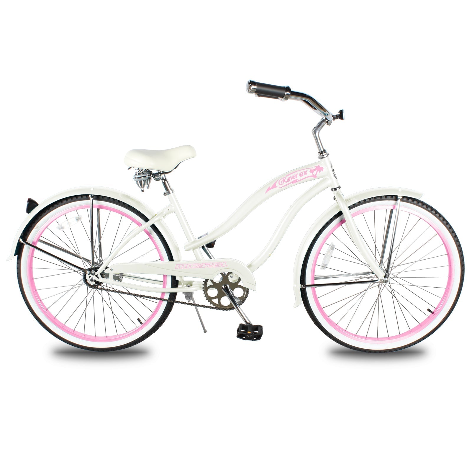 Tracer Bikes | Micargi Rover GX Women's Beach Cruiser Bike, Single-Speed Hybrid for Adults | Chico USA, Inc.