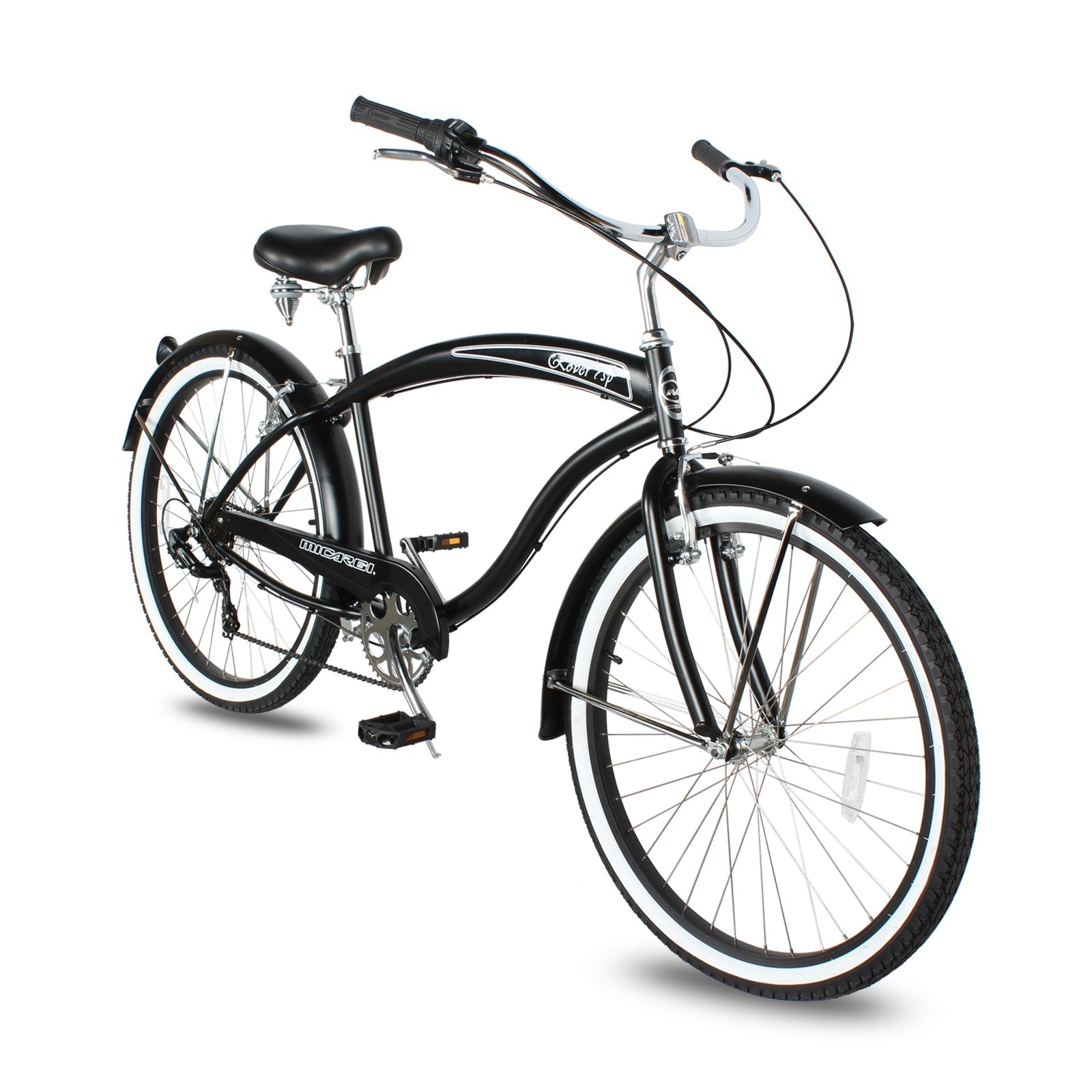 Tracer Bikes | Micargi Rover Lightweight Beach Cruiser Bike for Men - Single-Speed Hybrid for Adults |  Chico USA, Inc.