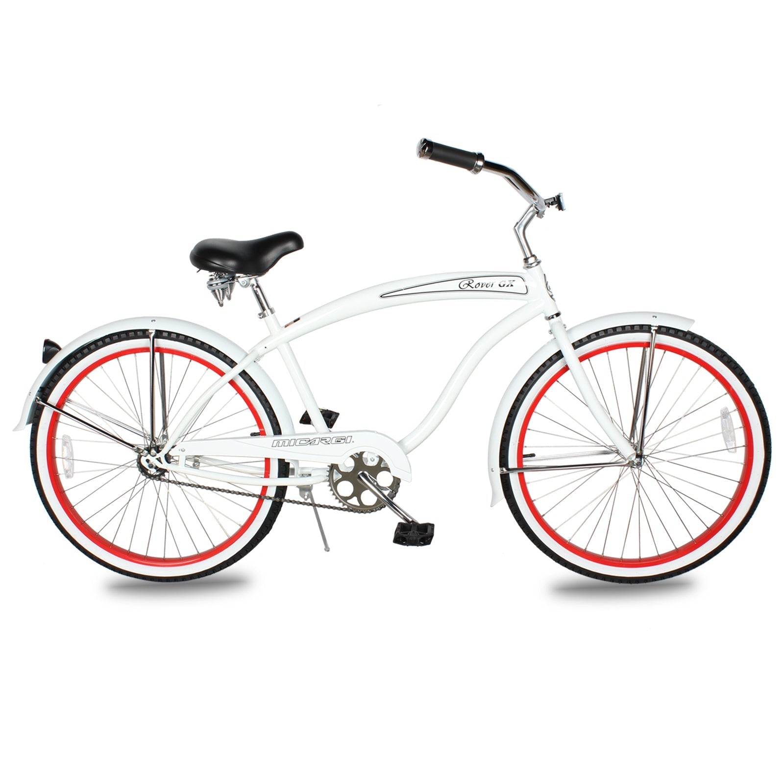 Tracer Bikes | Micargi Rover Lightweight Beach Cruiser Bike for Men - Single-Speed Hybrid for Adults | Chico USA, Inc.