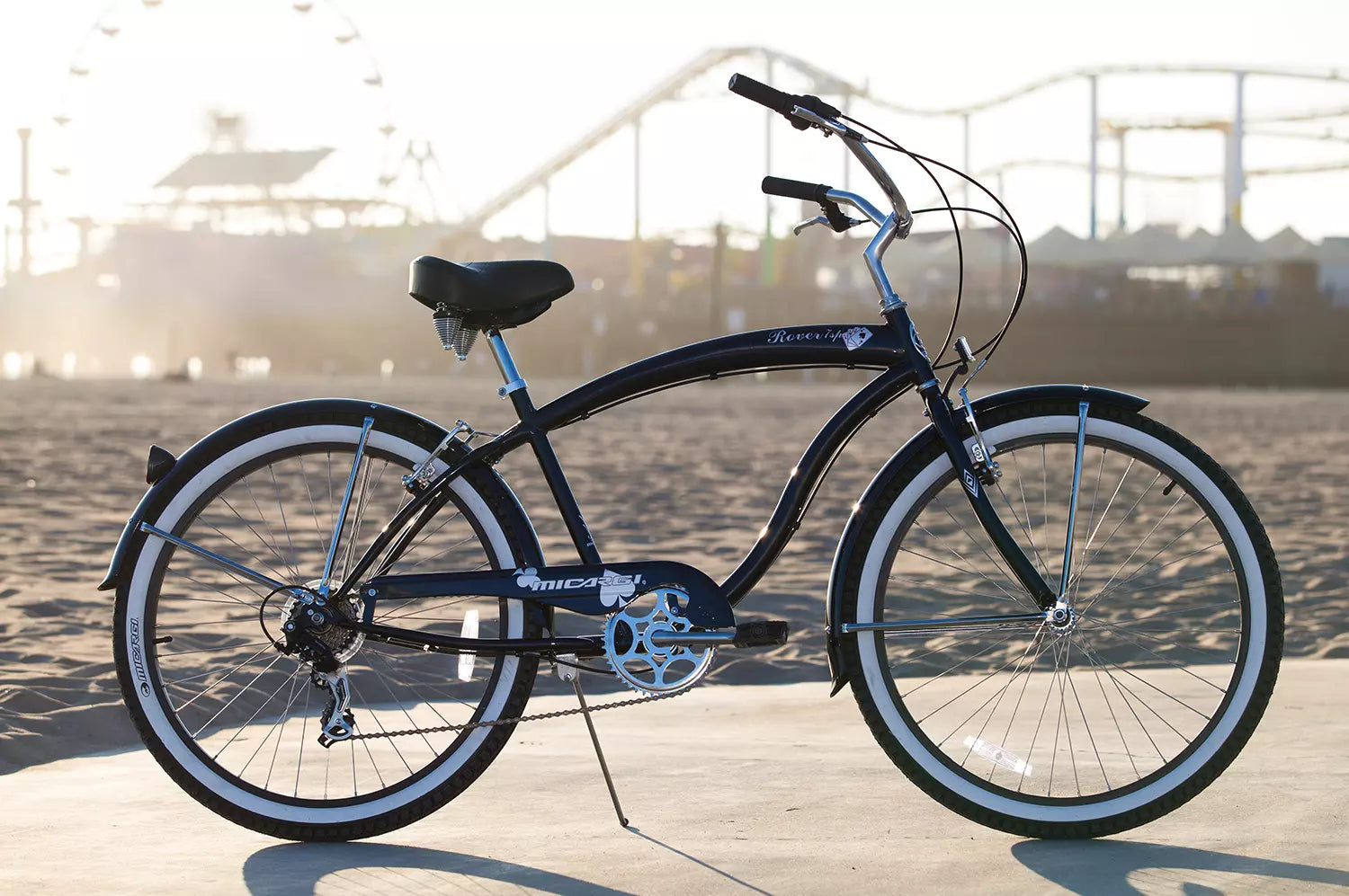 Tracer Bikes | Micargi Rover Lightweight Beach Cruiser Bike for Men - Single-Speed Hybrid for Adults |  Chico USA, Inc.