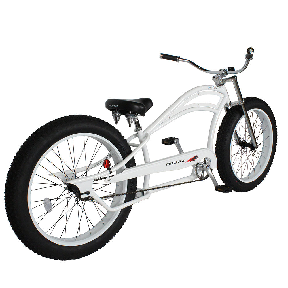 Tracer Bikes | Micargi Seattle 26" Beach Chopper Cruiser Bike with Shimano 7-Speed and Disc Brakes | Chico USA, Inc.