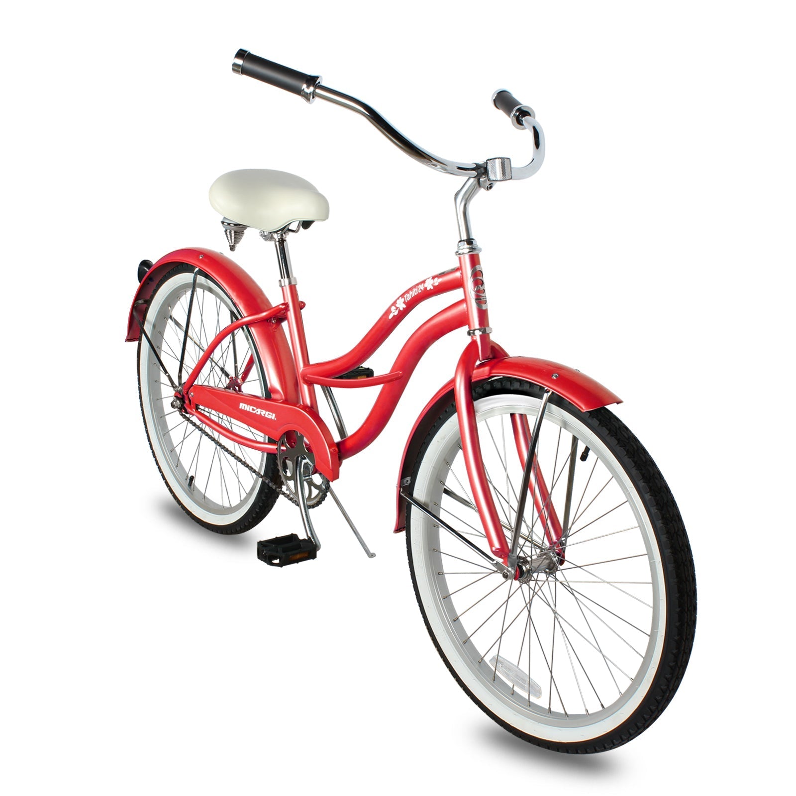 Tracer Bikes | Micargi Tahiti Single Speed 26 Inch Women's Beach Cruiser Bike |  Chico USA, Inc.