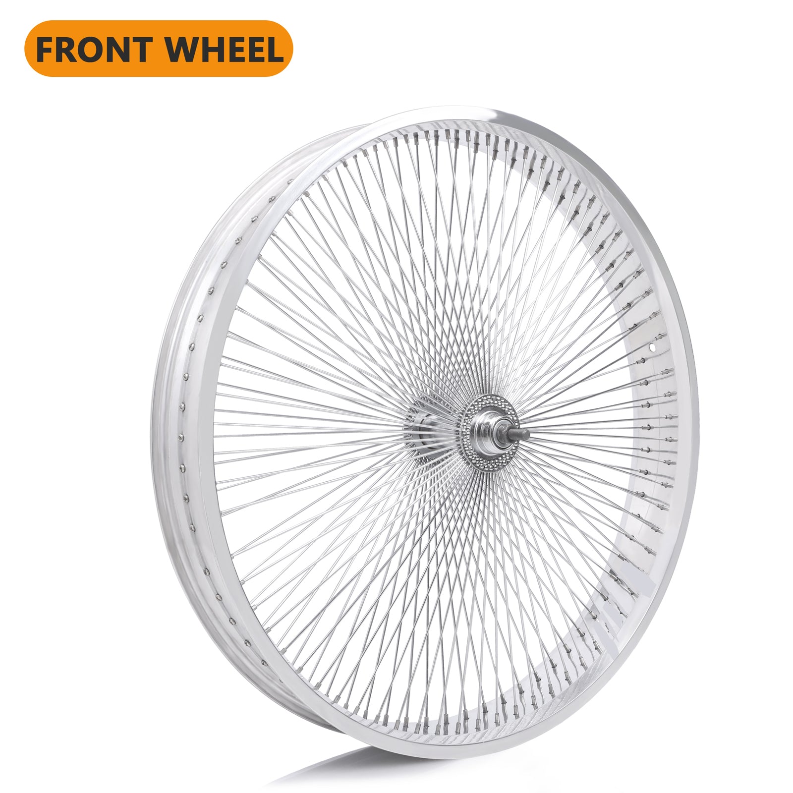 Tracer Bikes | Micargi WH-TR7526140 26"x3" Aluminum Polish Fat Rims Wheel Set with KT Coaster Brake or Disc Brake |  Chico USA, Inc.