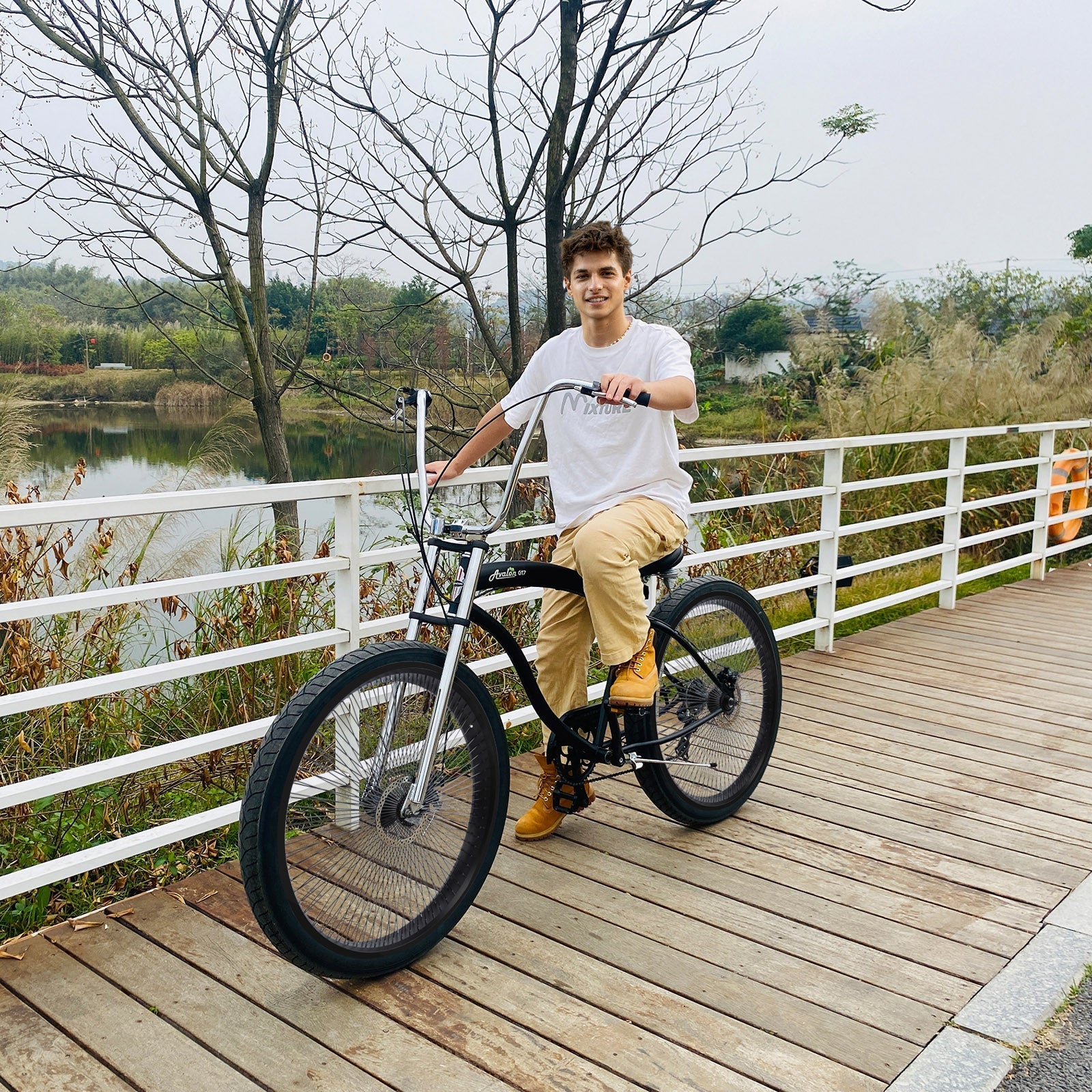 Tracer Bikes | Micargi WH-TR7526140D7 26"x3", 4" Fat Rims Wheel Set for 7-Speed with Disc Brakes |  Chico USA, Inc.