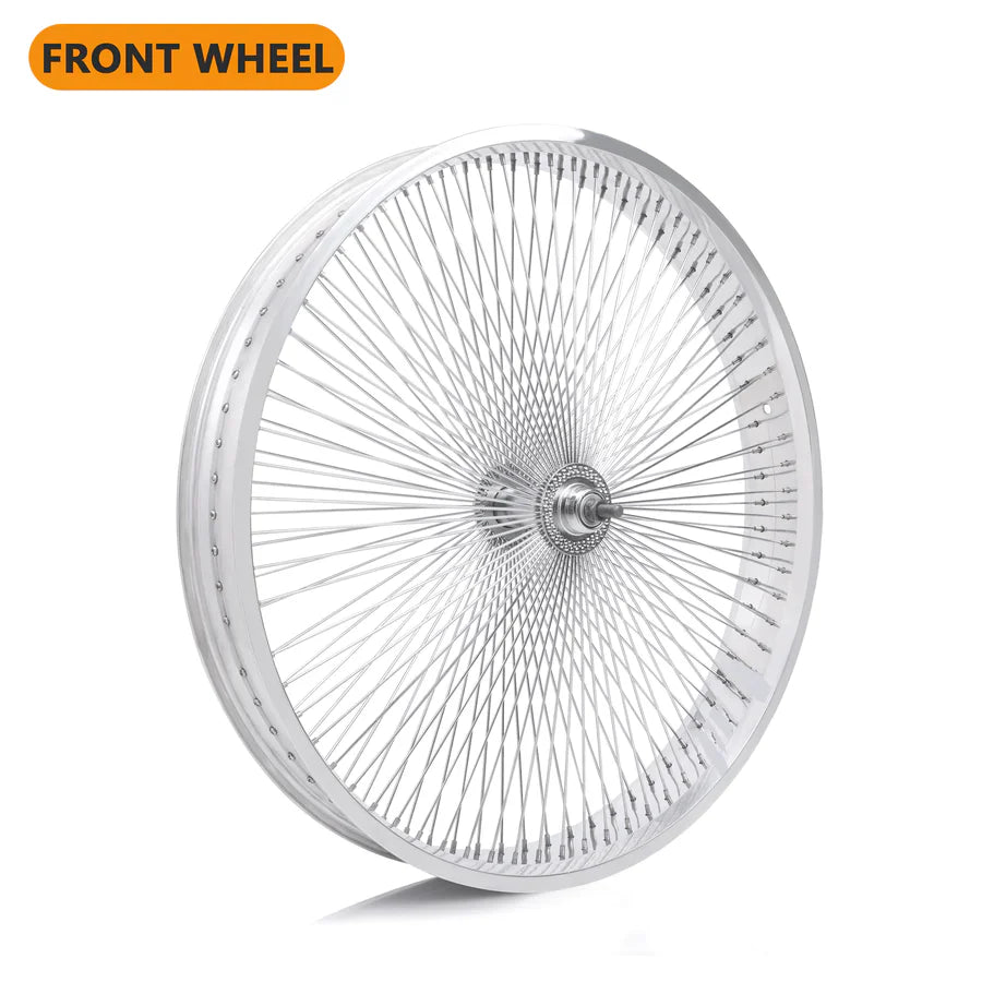 Tracer Bikes | Micargi WH-TR7529140 29"X4" Aluminum Polish Fat Rims Wheel Set with KT Coaster Brake or Disc Brake |  Chico USA, Inc.