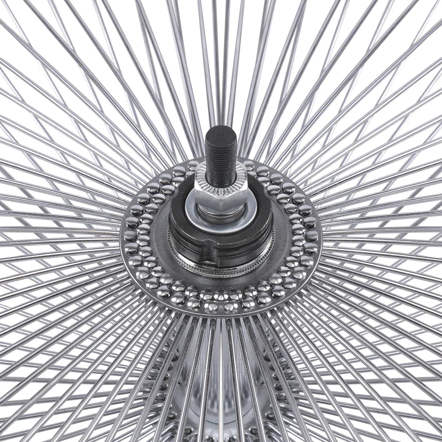 Tracer Bikes | Micargi WH-TR9526140 26"X4" Aluminum Polish Fat Rims Wheel Set with KT Coaster Brake or Disc Brake | Chico USA, Inc.