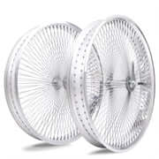 Tracer Bikes | Micargi WH-TR9529140 29"x4" Aluminum Polish Fat Rims Wheel Set with Coaster Brake/Disc Brake | Chico USA, Inc.
