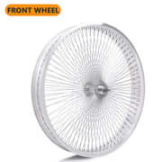 Tracer Bikes | Micargi WH-TR9529140 29"x4" Aluminum Polish Fat Rims Wheel Set with Coaster Brake/Disc Brake | Chico USA, Inc.