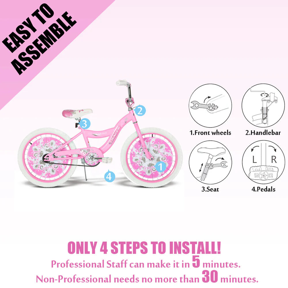 Tracer Bikes | Tracer 20'' Daisy Kids Bike with Coaster Brake |  Chico USA, Inc.