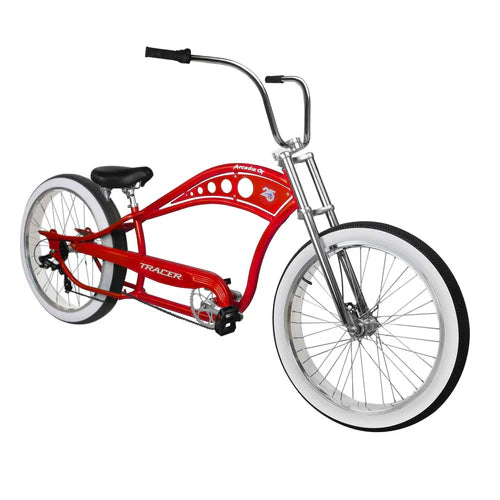 Tracer Bikes | Tracer Arcadia GT 26" Chopper Cruiser Bike 1 Speed, Hi-ten Steel Frame | Chico USA, Inc.