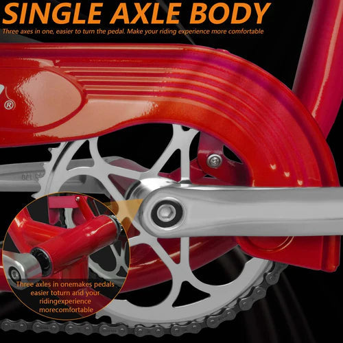 Tracer Bikes | Tracer Arcadia GT 26" Chopper Cruiser Bike 1 Speed, Hi-ten Steel Frame | Chico USA, Inc.