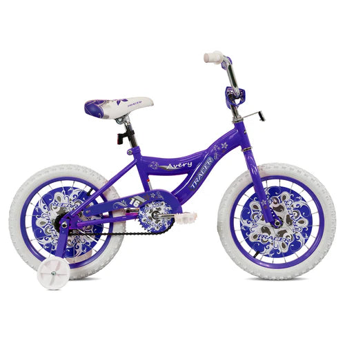 Tracer Bikes | Tracer Avery 16" Kids Bike with Training Wheels, Sturdy Steel Frame, Ages 3-7 |  Chico USA, Inc.