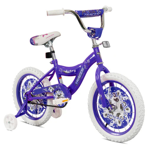 Tracer Bikes | Tracer Avery 16" Kids Bike with Training Wheels, Sturdy Steel Frame, Ages 3-7 |  Chico USA, Inc.