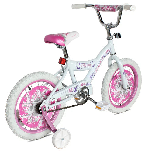 Tracer Bikes | Tracer Avery 16" Kids Bike with Training Wheels, Sturdy Steel Frame, Ages 3-7 |  Chico USA, Inc.