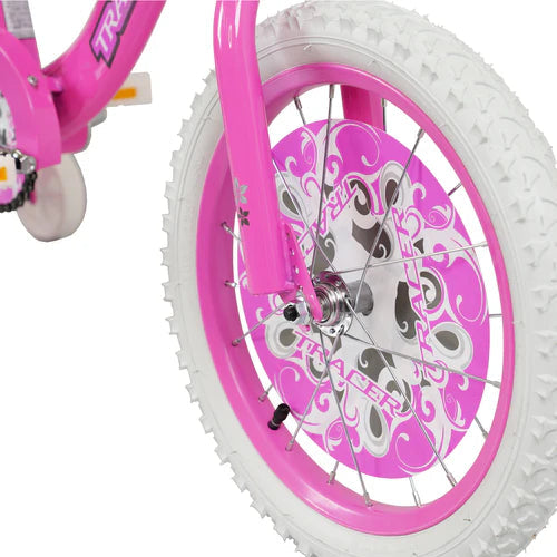 Tracer Bikes | Tracer Avery 16" Kids Bike with Training Wheels, Sturdy Steel Frame, Ages 3-7 |  Chico USA, Inc.