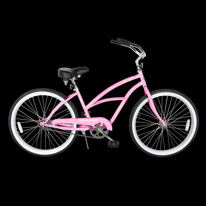 Tracer Bikes | Tracer Bora 26" Female Beach Cruiser Bike, Coaster Brake, Single Speed, Multiple Colors | Chico USA, Inc.