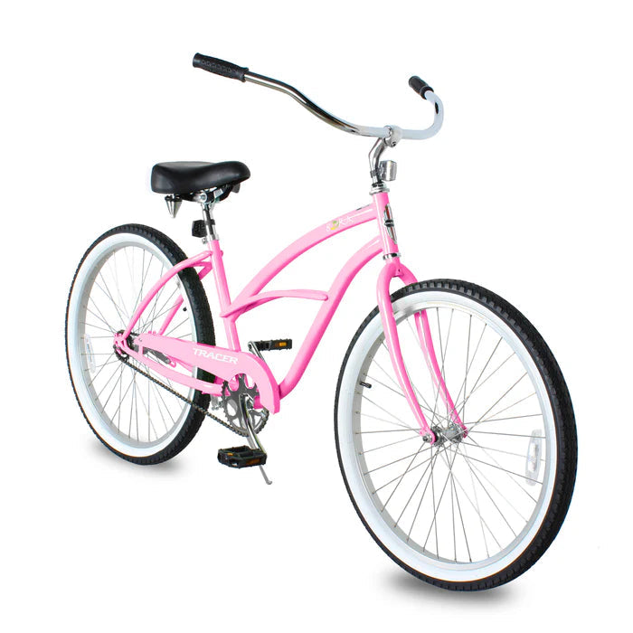 Tracer Bikes | Tracer Bora 26" Female Beach Cruiser Bike, Coaster Brake, Single Speed, Multiple Colors | Chico USA, Inc.