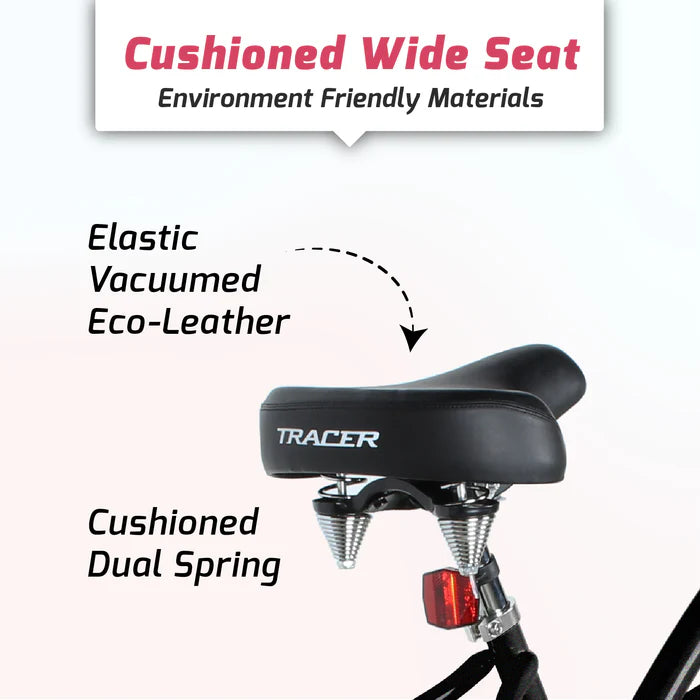 Tracer Bikes | Tracer Bora 26" Female Beach Cruiser Bike, Coaster Brake, Single Speed, Multiple Colors | Chico USA, Inc.