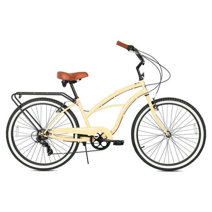 Tracer Bikes | Tracer Bora 26" Female Beach Cruiser Bike, Shimano 7-Speed, Multiple Colors | Chico USA, Inc.