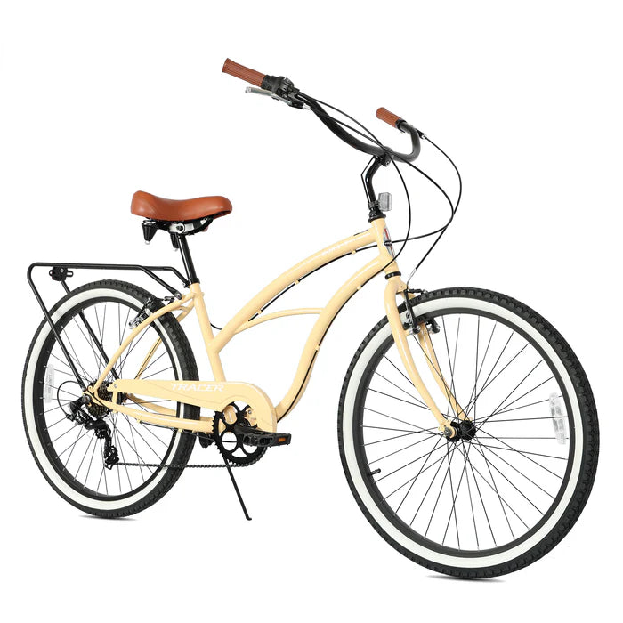 Tracer Bikes | Tracer Bora 26" Female Beach Cruiser Bike, Shimano 7-Speed, Multiple Colors | Chico USA, Inc.