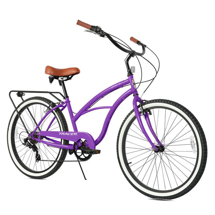Tracer Bikes | Tracer Bora 26" Female Beach Cruiser Bike, Shimano 7-Speed, Multiple Colors | Chico USA, Inc.