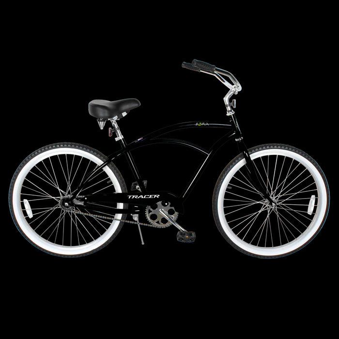 Tracer Bikes | Tracer Bora 26" Male Beach Cruiser Bike, Coaster Brake, Single Speed, Multiple Colors | Chico USA, Inc.