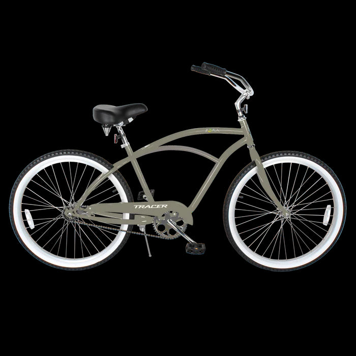 Tracer Bikes | Tracer Bora 26" Male Beach Cruiser Bike, Coaster Brake, Single Speed, Multiple Colors | Chico USA, Inc.