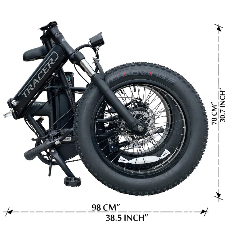 Tracer Bikes | Tracer Coyote 20" Aluminum Folding Electric Bike, 500W 48V, Multiple Colors | Chico USA, Inc.