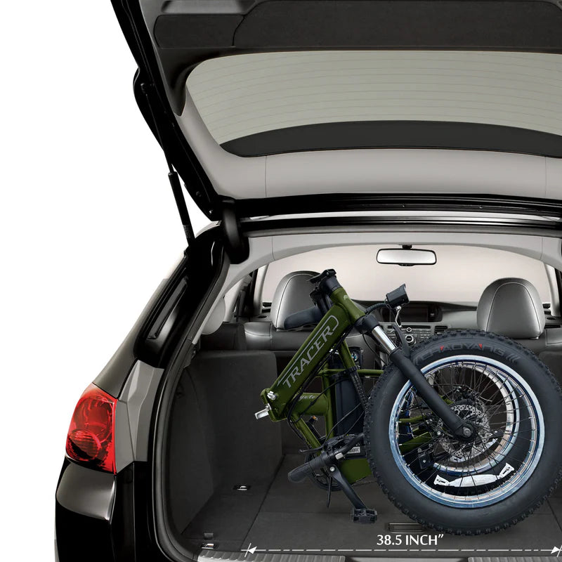 Tracer Bikes | Tracer Coyote 20" Aluminum Folding Electric Bike, 500W 48V, Multiple Colors | Chico USA, Inc.