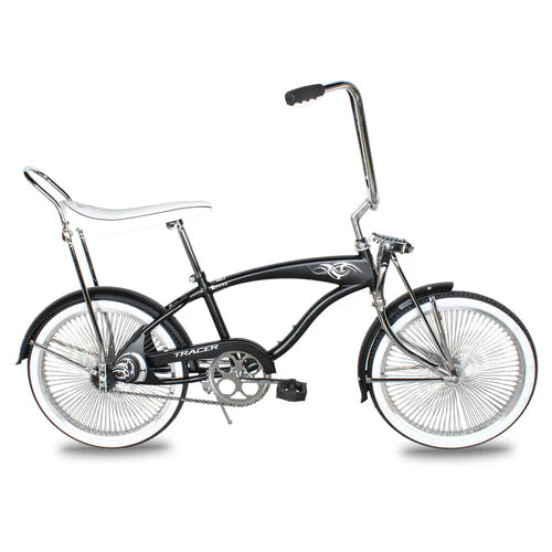 Tracer Bikes | Tracer Hyena Classic Beach Lowrider Bike with 20" Wheels and Banana Seat, Single Speed |  Chico USA, Inc.