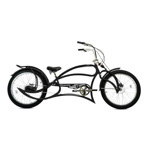 Tracer Bikes | Tracer Leopard 3i Pro Vintage Stretch Beach Cruiser Bike, Internal 3-Speed | Chico USA, Inc.