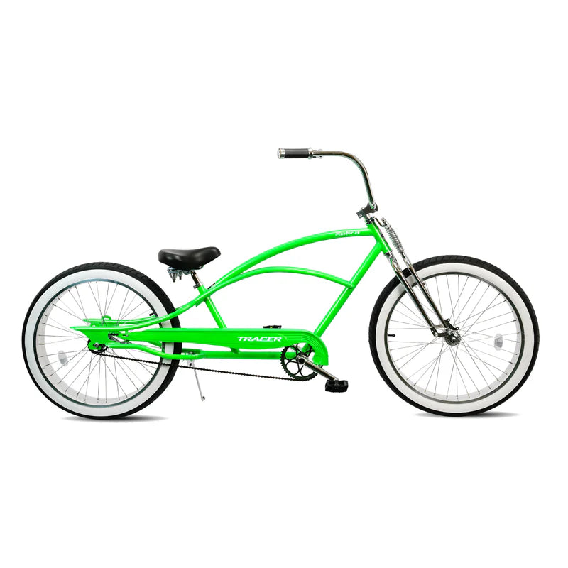 Tracer Bikes | Tracer Master DS 26" Dual Springer Chopper Stretch Beach Cruiser Bike with Fat Tires | Chico USA, Inc.